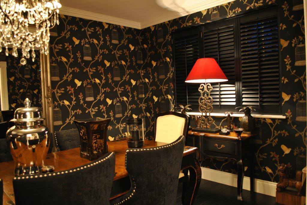 Black Plantation Shutters