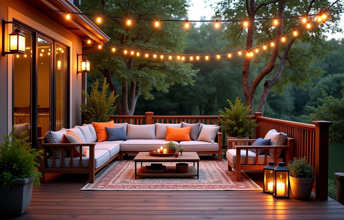 Turn Your Deck Into a Cozy Outdoor Living Space