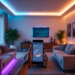 Smart Lighting for modern home controlled using smartphone